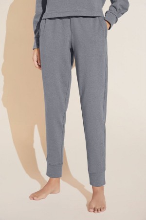 Eberjey Luxe Sweats Jogger Women Sweatpants Dark Grey | QCM4930EV