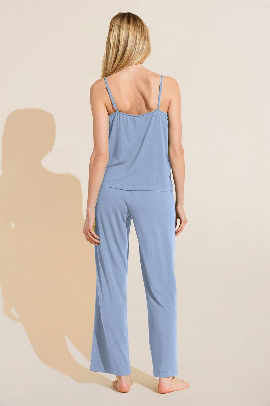 Eberjey Gisele TENCEL™ Modal Cami & Pant PJ Set Women Pajamas Blue | PDM2057WT