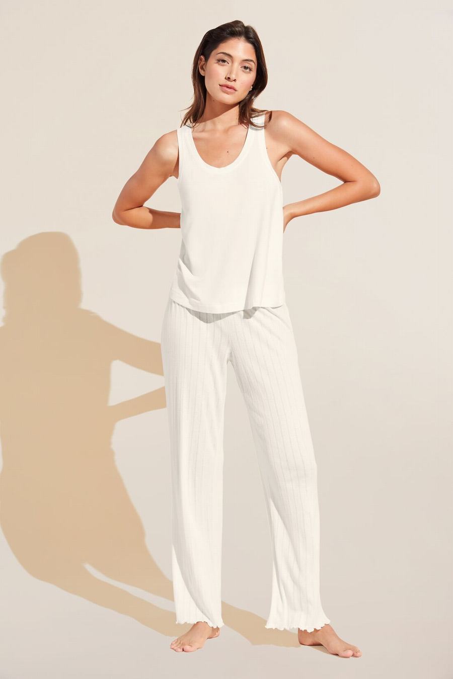 Eberjey Gisele TENCEL™ Modal Everyday Women Tank Top White | HQX1792OD